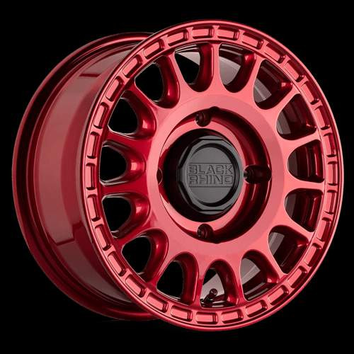 Black Rhino Powersports SANDSTORM UTV 15x7 51MM 4x110 CANDY RED 1570SND514110R80