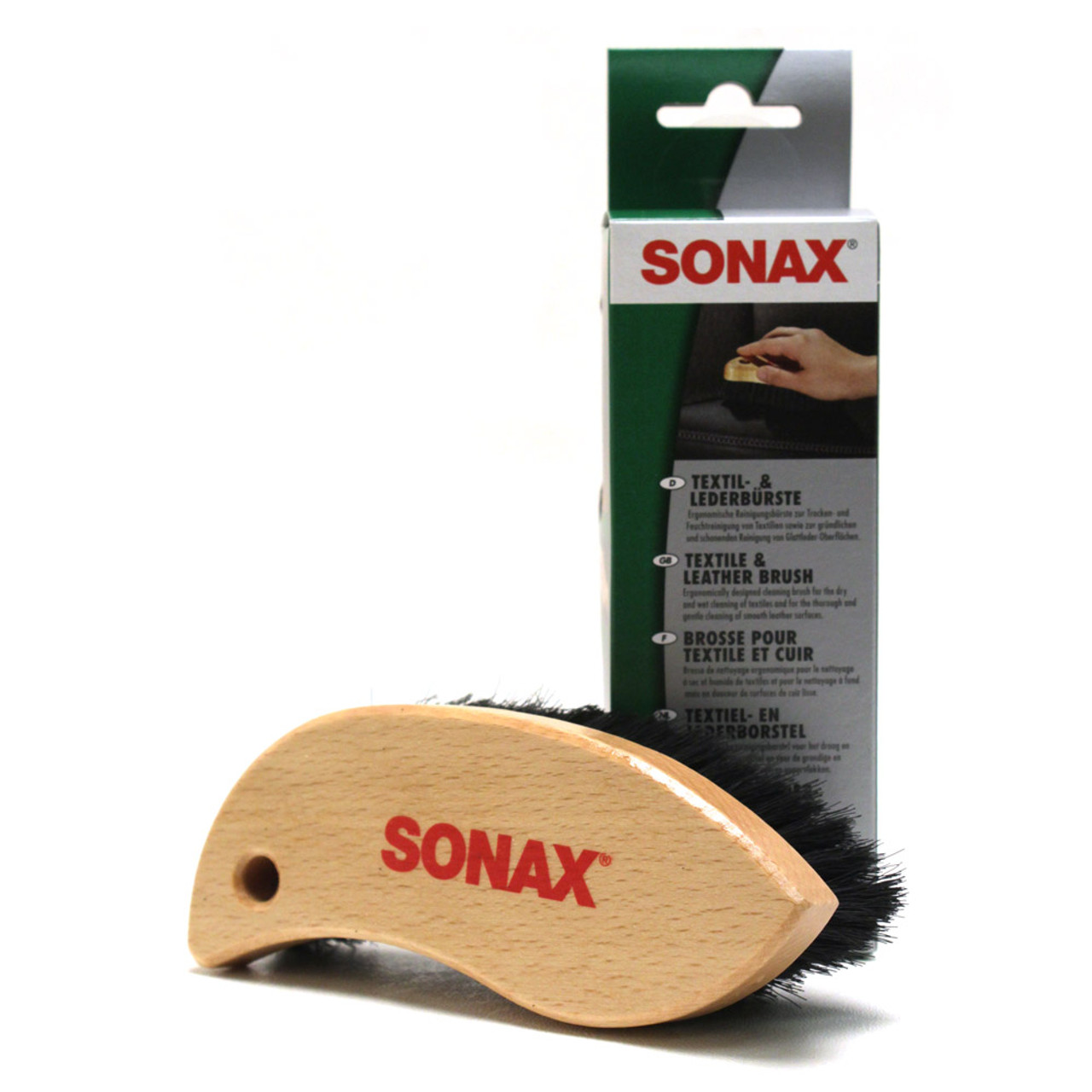 SONAX brosse pour textile et cuir lisse pour voiture