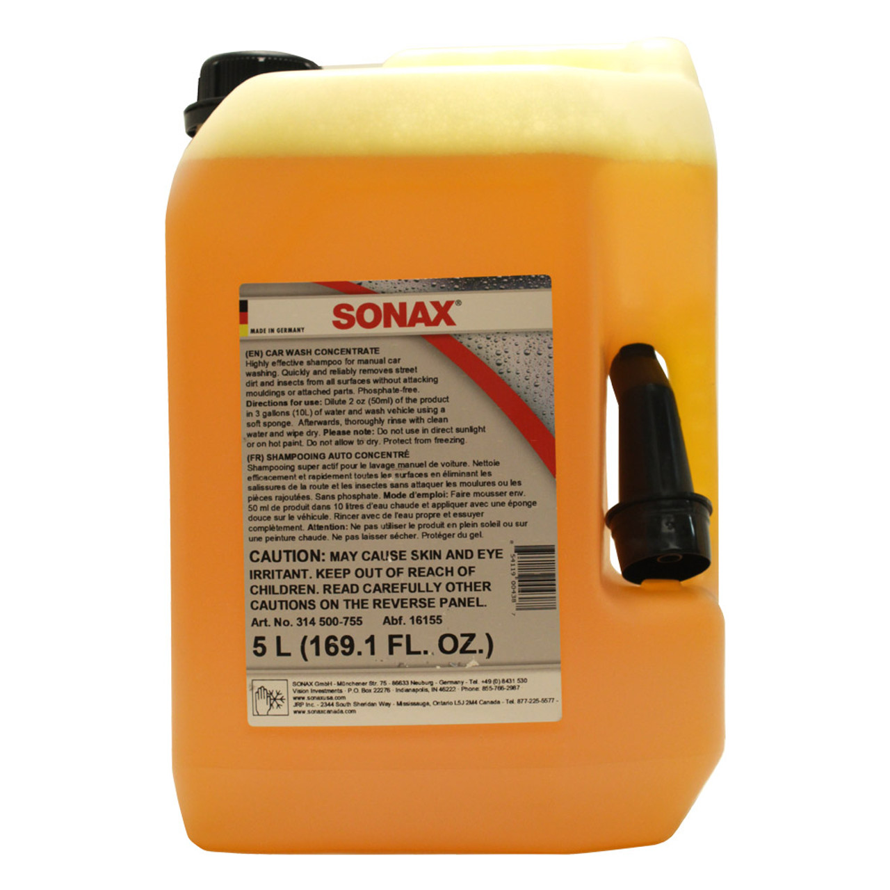  SONAX 314300 Gloss Shampoo Concentrate 1L - Yellow : Beauty &  Personal Care
