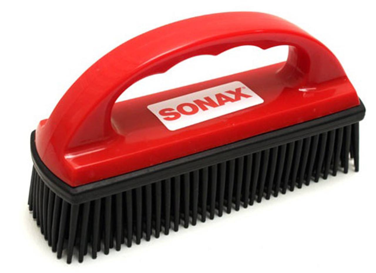Use the ergonomically designed SONAX Textile and Leather Brush for all your  interior cleaning needs