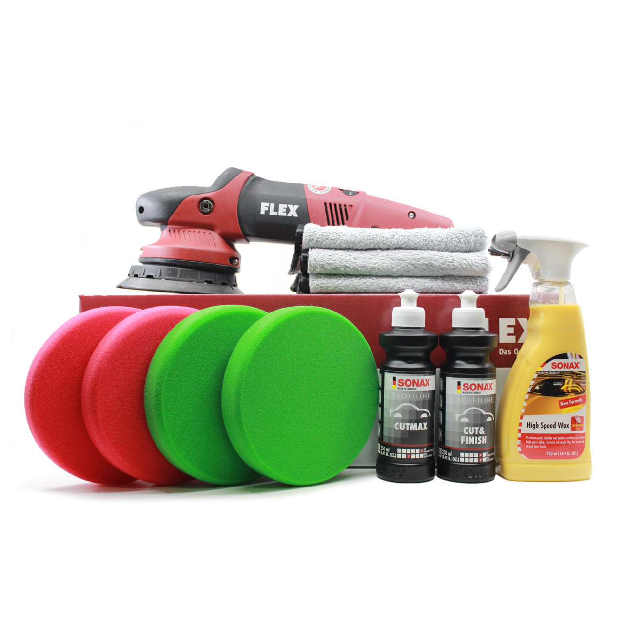 KIT PROFILINE GLASS POLISH SONAX - KIT PROFILINE GLASS POLISH