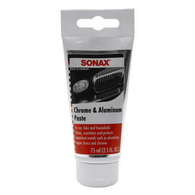 SONAX Pâte à polir pour chrome, aluminium, métal (75 ml) - CAR-ZONE
