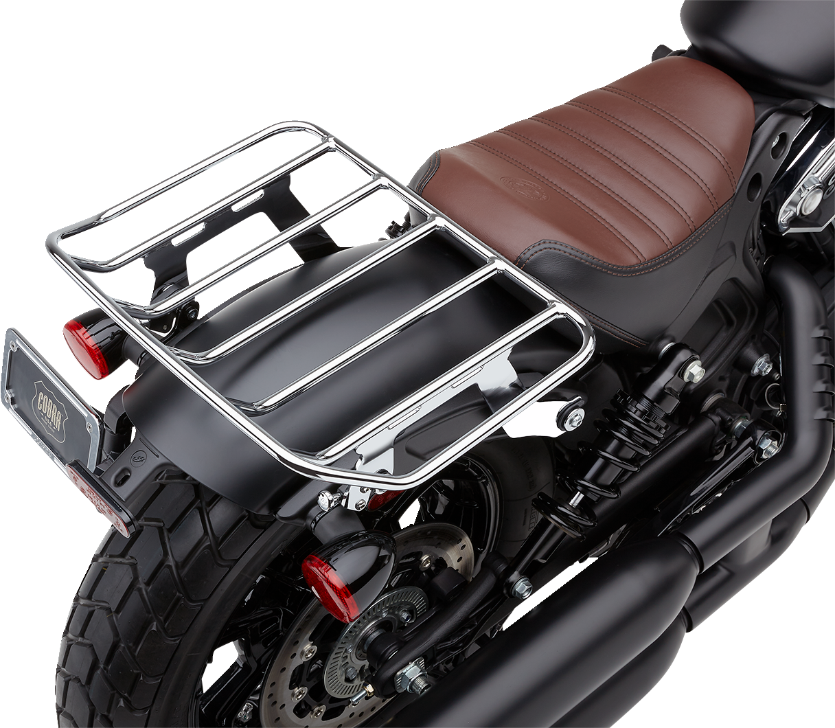 Cobra - Detachable Luggage Rack - Chrome - Big Ass Detachable Solo ...