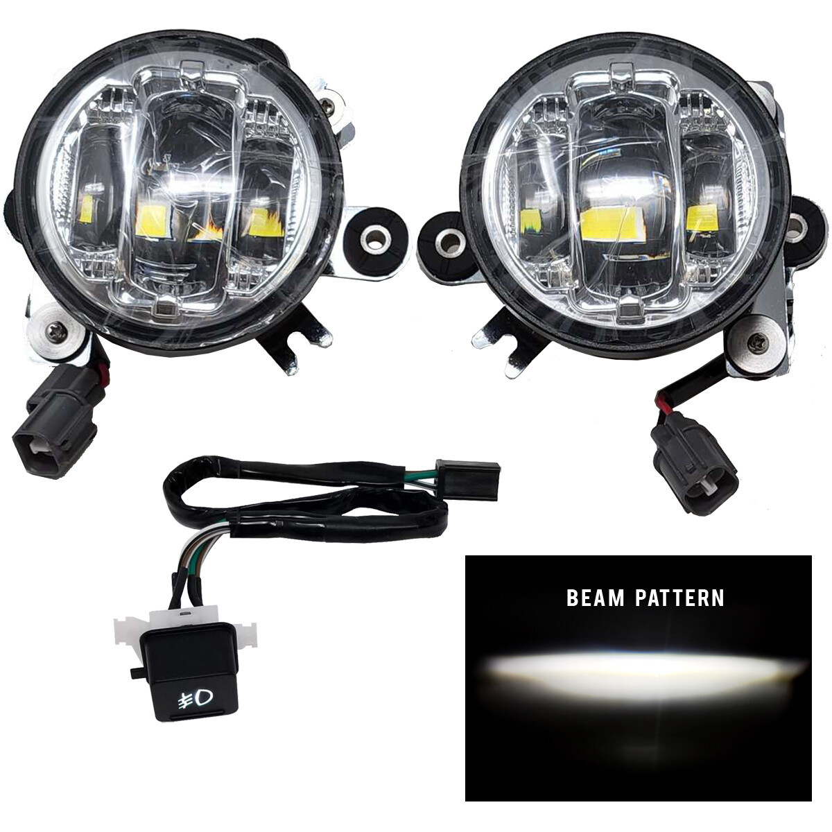 Pathfinder Led Kit Pathfinder - Led Fog Light Kit Chrome Hon - FG610CA - UTV Nut