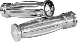 Accutronix - Grips - Diamond - Cable - Chrome - Custom Grips  Diamond - GR100-IC