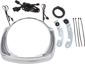 Ciro - Headlight Bezel - Chrome - Fang Headlight Bezel - 45205