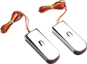 Alloy Art - LED Strut Light - Red/Red '06-'17 FXD - Fender Strut LED Marker Lights - DSL8-3