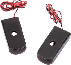 Alloy Art - LED Strut Light - Red/Red Black 18ST - Fender Strut LED Marker Lights - SSL-SB-3B