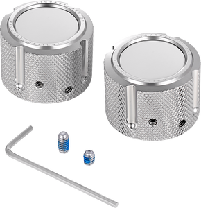 Figurati Designs - Front Axle Nut Cover - Stainless Steel - Smooth - Front Axle Nut Cover - FD60-FAC-SS Figurati Designs - Front Axle Nut Cover - Stainless Steel - Smooth - Front Axle Nut Cover - FD60-FAC-SS