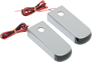 Alloy Art - LED Strut Light - Red/Smoke Softail - Fender Strut LED Marker Lights - SSL-2