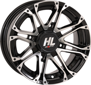 High Lifter - Wheel - HL3 - Front/Rear - Gloss Black w/Machined - 14x7 - 4/110 - 4+3 (+10 mm) - HL3 Wheel - 14HL03-1110