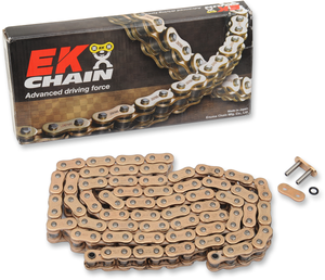 Ek - 520 ZVX3 - Sportbike Chain - 150 Links - Gold - ZVX3 Sealed Extreme Sportbike Series Chain - 520ZVX3-150G Ek - 520 ZVX3 - Sportbike Chain - 150 Links - Gold - ZVX3 Sealed Extreme Sportbike Series Chain - 520ZVX3-150G