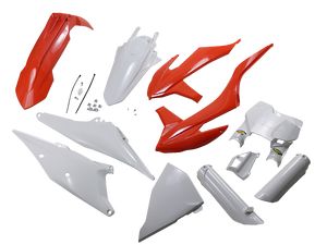 Cycra - Body Kit - Powerflow - OEM Orange/White - Powerflow Complete Body Kit - 1CYC-9326-02 Cycra - Body Kit - Powerflow - OEM Orange/White - Powerflow Complete Body Kit - 1CYC-9326-02
