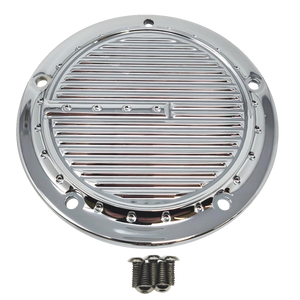 Covingtons - Derby Cover - 5-Hole - Dimpled - Chrome - Derby Cover - C1973-C Covingtons - Derby Cover - 5-Hole - Dimpled - Chrome - Derby Cover - C1973-C