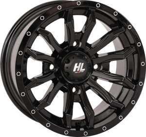 High Lifter - Wheel - HL21 - Front/Rear - Gloss Black - 14x7 - 4/156 - 4+3 (+10 mm) - HL21 Wheel - 14HL21-1256