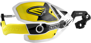 Cycra - Handguards - Ultra - White/Yellow - 7/8" Ultra Probend CRM Wrap Around Handguards - 1CYC-7407-55X