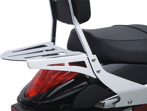 Cobra - Sissy Bar Luggage Rack - Chrome - Laser-cut - Sissy Bar Mounted Luggage Rack - 44963