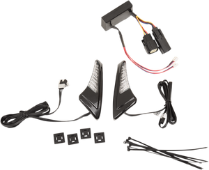 Ciro - Light Kit for Tour-Pak - Snakeyes - Chrome - Snake Eyes Light Kit with Controller for Tour-Pak - 40017 Ciro - Light Kit for Tour-Pak - Snakeyes - Chrome - Snake Eyes Light Kit with Controller for Tour-Pak - 40017