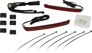 Ciro - Bag Light Blades - Red Turn Signals - Bag Blades Accent Lights - 40062