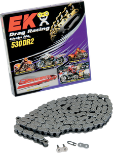 Ek - 530 Series - DRZ2 - Series Chain - Chrome - 140 Links - 530 DRZ2 Chain - 530DRZ2-140C Ek - 530 Series - DRZ2 - Series Chain - Chrome - 140 Links - 530 DRZ2 Chain - 530DRZ2-140C