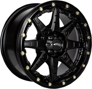 Ams - Roll'n 106 Wheel - Front/Rear - Black - 14x7 - 4/137 - 5+2 - Roll'n 106 Beadlock Wheel - 4753-046AS Ams - Roll'n 106 Wheel - Front/Rear - Black - 14x7 - 4/137 - 5+2 - Roll'n 106 Beadlock Wheel - 4753-046AS