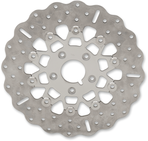 Ebc - Brake Rotor - Polished Carrier - FSD026C - FSD Series Stainless Steel Front Brake Rotor for Big Twins - FSD026C