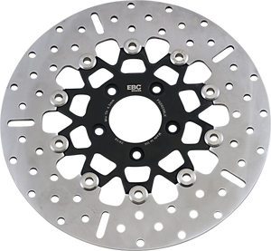 Ebc - Brake Rotor - Black Carrier - FSD023BLK - FSD Series Stainless Steel Front Brake Rotor for Big Twins - FSD023BLK