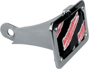 Accutronix - Side Mount License Plate Assembly - Chrome - Victory Side-Mount License Plate - LPF108HV-C
