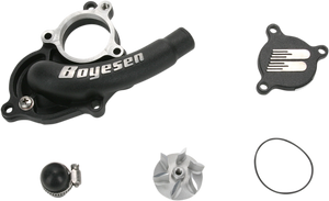Boyesen - Supercooler Waterpump - Supercooler Water Pump Cover and Impeller Kit - WPK-27B Boyesen - Supercooler Waterpump - Supercooler Water Pump Cover and Impeller Kit - WPK-27B