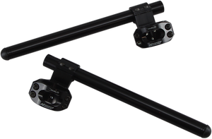 Driven Racing - Handlebar - Clip-On - Halo - Riser - 41 mm - Black - Halo Clip-On Handlebar - DHCLOR41BK