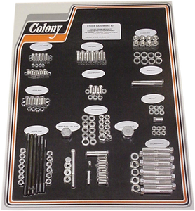 Colony - Hardware Kit - Cadmium - '48-'57 - Complete Stock Hardware Kit - 8302 CAD