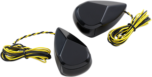 Alloy Art - Turn Signal - Black - Smoke/Amber - Multi-Replacement LED Marker/Signal Lights - MRL-1B