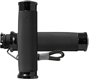 Avon Grips - Grips - Heated - Custom Contour - Indian - Black - Heated Grips - IN-S-CC-86-A-H