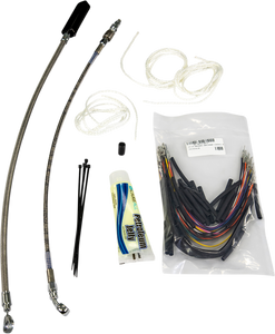 Fat Baggers Inc. - Installation Kit - Cable Clutch - 16" - Braided - EZ Install Handlebar Kit - 109116 Fat Baggers Inc. - Installation Kit - Cable Clutch - 16" - Braided - EZ Install Handlebar Kit - 109116