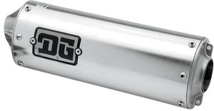 Dg Performance - Universal Slip-On Exhaust - Oval - Universal 4-Stroke Muffler - 36586