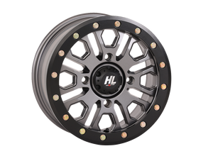 High Lifter - Wheel - HL23 Beadlock - Front/Rear - Gun Metal Gray - 14x7 - 4/156 - 5+2 (+38 mm) - HL23 Beadlock Wheel - 14HL23-1556