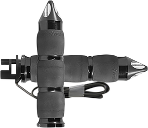 Avon Grips - Grips - Heated - Air Cushion - Spike - Indian - Black - Heated Grips - MT-IN-AIR-90ASH