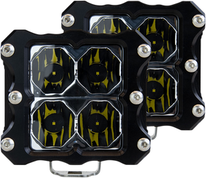Heretic - LED Quattro Light - Flood - Pair - 6-Series Quattro Light - LB-6SQT122 Heretic - LED Quattro Light - Flood - Pair - 6-Series Quattro Light - LB-6SQT122
