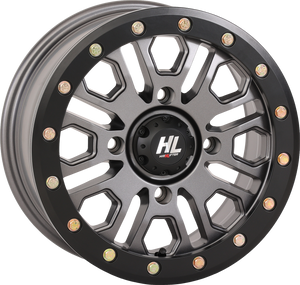 High Lifter - Wheel - HL23 Beadlock - Front/Rear - Gun Metal Gray - 15x7 - 4/156 - 5+2 (+38 mm) - HL23 Beadlock Wheel - 15HL23-1556 High Lifter - Wheel - HL23 Beadlock - Front/Rear - Gun Metal Gray - 15x7 - 4/156 - 5+2 (+38 mm) - HL23 Beadlock Wheel - 15HL23-1556