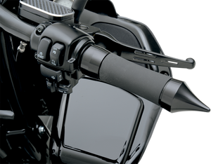 Eddie Trotta Designs - Grips - Dead End - TBW - Black/Rubber - Comfort Dead End Grips - TC-765B