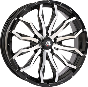 High Lifter - Wheel - HL21 - Front/Rear - Gloss Black w/Machined - 20x7 - 4/156 - 4+3 (+10 mm) - HL21 Wheel - 20HL21-1156 High Lifter - Wheel - HL21 - Front/Rear - Gloss Black w/Machined - 20x7 - 4/156 - 4+3 (+10 mm) - HL21 Wheel - 20HL21-1156