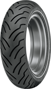 Dunlop - Tire - American Elite - Rear - 180/65B16 - Narrow Whitewall - 81H - American Elite Tire Rear - 45131818 Dunlop - Tire - American Elite - Rear - 180/65B16 - Narrow Whitewall - 81H - American Elite Tire Rear - 45131818
