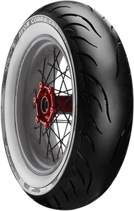 Avon - Tire - Cobra Chrome AV92 - Rear - 140/90B16 - Wide Whitewall - 77H - Cobra Chrome AV92 Reinforced Tire - 638165 Avon - Tire - Cobra Chrome AV92 - Rear - 140/90B16 - Wide Whitewall - 77H - Cobra Chrome AV92 Reinforced Tire - 638165