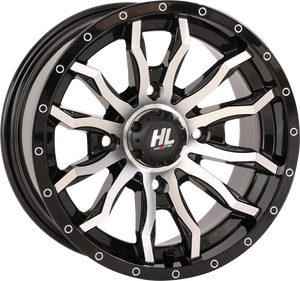High Lifter - Wheel - HL21 - Front/Rear - Gloss Black w/Machined - 22x7 - 4/137 - 4+3 (+10 mm) - HL21 Wheel - 22HL21-1137 High Lifter - Wheel - HL21 - Front/Rear - Gloss Black w/Machined - 22x7 - 4/137 - 4+3 (+10 mm) - HL21 Wheel - 22HL21-1137