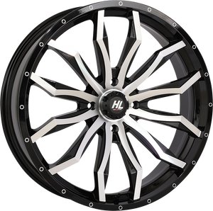 High Lifter - Wheel - HL21 - Front/Rear - Gloss Black w/Machined - 22x7 - 5/4.5 - 4+3 (+10 mm) - HL21 Wheel - 22HL21-1145 High Lifter - Wheel - HL21 - Front/Rear - Gloss Black w/Machined - 22x7 - 5/4.5 - 4+3 (+10 mm) - HL21 Wheel - 22HL21-1145