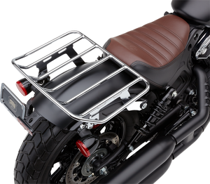 Cobra - Detachable Luggage Rack - Chrome - Big Ass Detachable Solo Luggage Rack - 502-2605 Cobra - Detachable Luggage Rack - Chrome - Big Ass Detachable Solo Luggage Rack - 502-2605