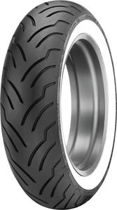 Dunlop - Tire - American Elite - Rear - 180/65B16 - Wide Whitewall - 81H - American Elite Tire Rear - 45131150 Dunlop - Tire - American Elite - Rear - 180/65B16 - Wide Whitewall - 81H - American Elite Tire Rear - 45131150