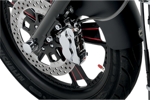 Hawg Halters - 4-Piston Caliper - Front - Chrome - 4-Piston Brake Caliper - LHSCC501 Hawg Halters - 4-Piston Caliper - Front - Chrome - 4-Piston Brake Caliper - LHSCC501