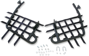 Dg Performance - Nerf Bars - YFZ 450 - Black/Black - Alloy Nerf Bars - 60-4450X