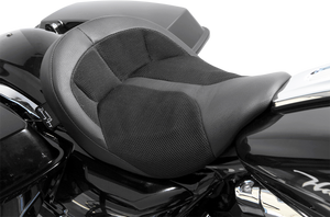 Danny Gray - BigIST Solo Air Seat - Black Leather - FL '08-'20 - BigIST Solo Air Seat - FA-DGE-0280